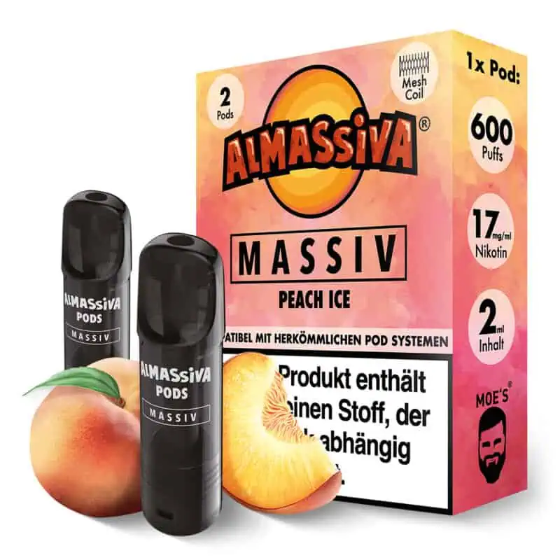 Al Massiva Peach Ice Pods